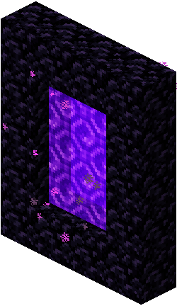 Animated Nether Portal from Minecraft